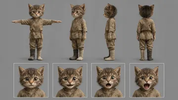 The child's reference sheet